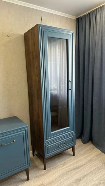 Витрина Гориция ШР-1 Сапфировый (БМ) в Екатеринбурге - mebel-e96.ru