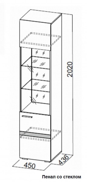 Гостиная Соло (Вариант-2) в Екатеринбурге - mebel-e96.ru