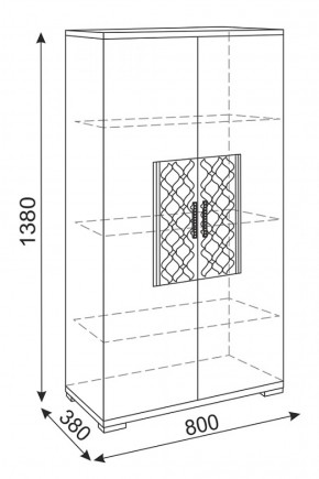 Стенка Тиффани (М 05-05-09-11-12-13-14) (Риннер) в Екатеринбурге - mebel-e96.ru