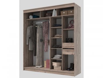 Шкаф-купе 2000 мм Гранд-1 ЛДСП, дуб горный (Эра) в Екатеринбурге - mebel-e96.ru
