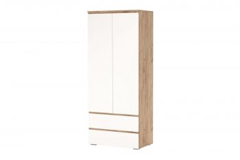 Шкаф 900 мм Гретта 2С2Я 2дв, 2ящ крафт (Памир) в Екатеринбурге - mebel-e96.ru