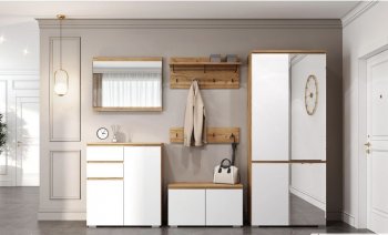 Прихожая Гретта №1 крафт золотой (Памир) в Екатеринбурге - mebel-e96.ru