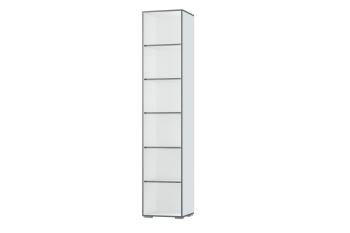Шкаф 1 дв. Грей (УНИ) (МЛК) в Екатеринбурге - mebel-e96.ru