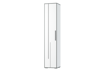 Шкаф 1 дв. Грей (УНИ) (МЛК) в Екатеринбурге - mebel-e96.ru