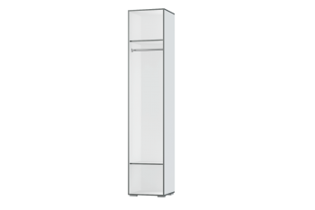 Шкаф 1 дв. Грей (УНИ) (МЛК) в Екатеринбурге - mebel-e96.ru