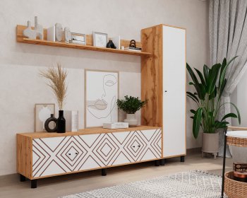 Стенка HYGGE комп.1 ромбы (Мама) в Екатеринбурге - mebel-e96.ru