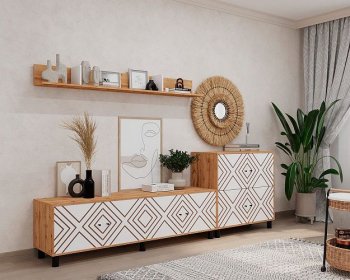 Стенка HYGGE комп.2 ромбы (Мама) в Екатеринбурге - mebel-e96.ru