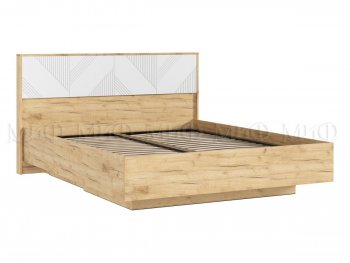 Кровать парящая Ирис крафт/белый (Миф) в Екатеринбурге - mebel-e96.ru