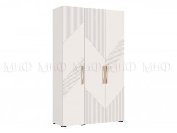 Шкаф 1350 мм Ирис с антресолью, кашемир (Миф) в Екатеринбурге - mebel-e96.ru