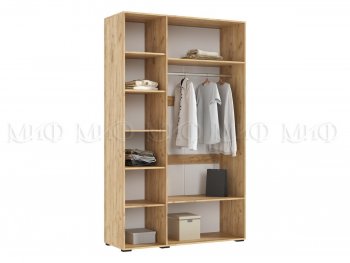 Шкаф 1350 мм Ирис с антресолью, крафт/грин (Миф) в Екатеринбурге - mebel-e96.ru