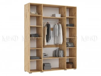 Шкаф 1800 мм Ирис с антресолью крафт/графит (Миф) в Екатеринбурге - mebel-e96.ru