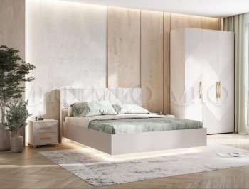 Кровать парящая Ирис кашемир (Миф) в Екатеринбурге - mebel-e96.ru
