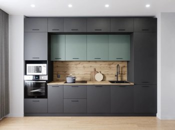 Кухонный гарнитур Изумруд 3400 мм (Санвут) в Екатеринбурге - mebel-e96.ru