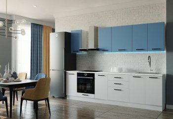 Кухонный гарнитур Капри ЛДСП/МДФ 2800 мм Sanvut в Екатеринбурге - mebel-e96.ru