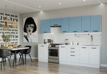 Кухонный гарнитур Капри 3000 мм ЛДСП/МДФ (Санвут) в Екатеринбурге - mebel-e96.ru