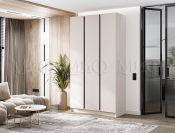 Шкаф 1200 мм 3-х ств. Келвин кашемир (Миф) в Екатеринбурге - mebel-e96.ru