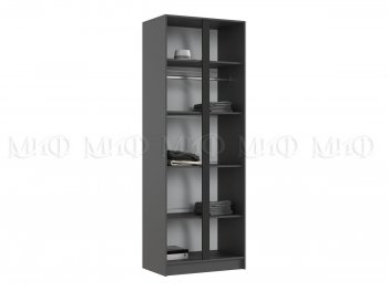 Шкаф 800 мм 2-х ств. Келвин графит  (Миф) в Екатеринбурге - mebel-e96.ru