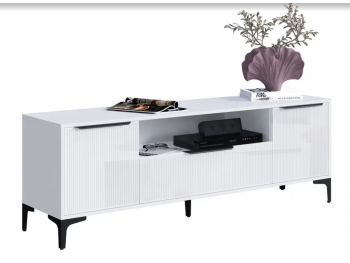 Тумба ТВ на 1650 Кимберли белый (Handis) в Екатеринбурге - mebel-e96.ru