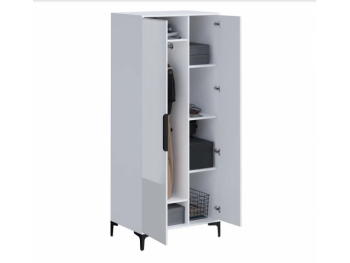 Шкаф 800 мм 2-створчатый Кимберли белый (Handis) в Екатеринбурге - mebel-e96.ru