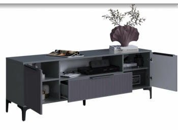 Тумба ТВ на 1650 Кимберли графит (Handis) в Екатеринбурге - mebel-e96.ru