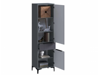 Пенал 550 мм Кимберли графит (Handis) в Екатеринбурге - mebel-e96.ru