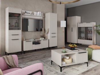 Стенка Кимберли кашемир, модульная (Handis) в Екатеринбурге - mebel-e96.ru