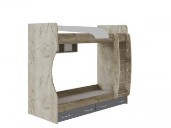 Набор детской мебели Колибри Лофт серый (Текс) в Екатеринбурге - mebel-e96.ru