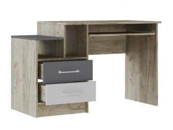 Стол письменный Колибри Лофт серый (Текс) в Екатеринбурге - mebel-e96.ru