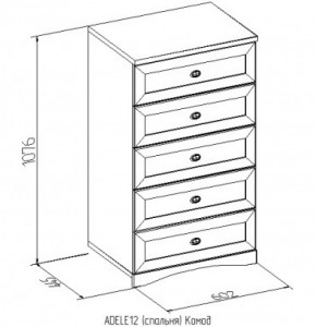 Комод 12 Адель в Екатеринбурге - mebel-e96.ru