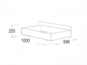 Кровать двойная Ольга 1Н + 2-а ящика (1400*2000) в Екатеринбурге - mebel-e96.ru