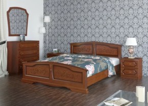 Кровать из массива Елена Орех (БМ) в Екатеринбурге - mebel-e96.ru