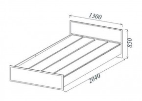 Кровать Классика 1200 в Екатеринбурге - mebel-e96.ru