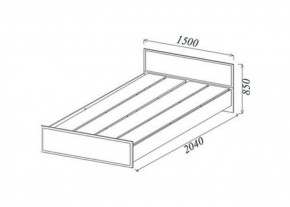 Кровать Классика 1400 в Екатеринбурге - mebel-e96.ru