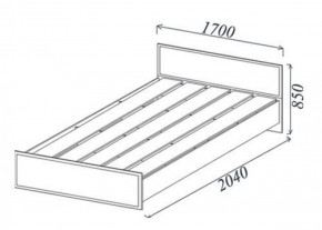 Кровать Классика 1600 в Екатеринбурге - mebel-e96.ru