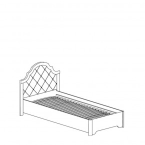 Кровать одинарная Флора 914 (Яна) в Екатеринбурге - mebel-e96.ru