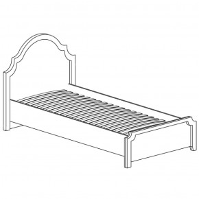 Кровать одинарная Прованс 414 (Яна) в Екатеринбурге - mebel-e96.ru