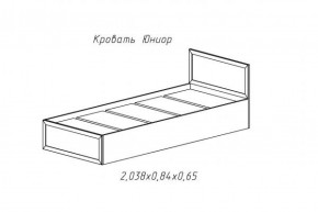 Кровать ЮНИОР (800х2000) (АстридМ) в Екатеринбурге - mebel-e96.ru
