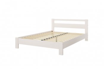 Кровать из массива Лана Льняной (БМ) в Екатеринбурге - mebel-e96.ru