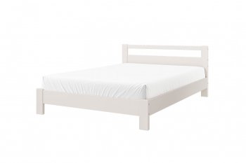 Кровать из массива Лана Льняной (БМ) в Екатеринбурге - mebel-e96.ru