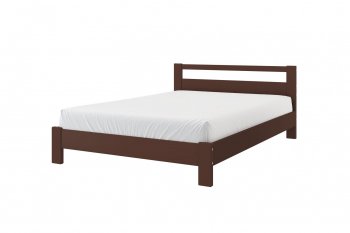 Кровать из массива Лана Орех (БМ) в Екатеринбурге - mebel-e96.ru
