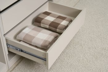 Гардеробная/шкаф 3200 мм Ларго №2 открытая Кашемир (Миф) в Екатеринбурге - mebel-e96.ru