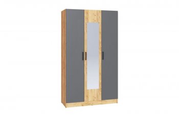 Шкаф 1200 мм Ларс крафт/графит (Микон) в Екатеринбурге - mebel-e96.ru