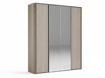 Шкаф 1950 мм 4-х дверный Лацио  (СБК) в Екатеринбурге - mebel-e96.ru