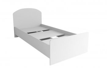 Кровать Лавис КРД 900.1 белый софт (ДСВ) в Екатеринбурге - mebel-e96.ru