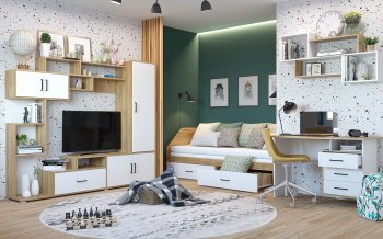 Набор детской мебели Лайт, модульный комп.2 (Гор) в Екатеринбурге - mebel-e96.ru