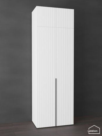 Шкаф с антресолью 800 мм Linnea MHR-2A-1 2450х800х510 (Белый-М 11.1.1) в Екатеринбурге - mebel-e96.ru