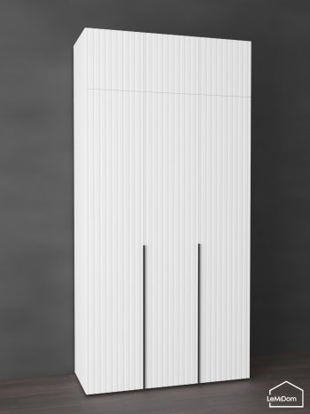 Шкаф с антресолью 1200 мм Linnea MHR-3A-1 2450х1200х510 (Белый-М 11.1.2) в Екатеринбурге - mebel-e96.ru