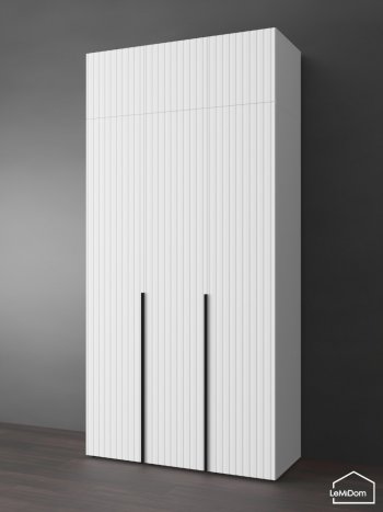 Шкаф с антресолью 1200 мм Linnea MHR-3A-1 2450х1200х510 (Белый-М 11.1.2) в Екатеринбурге - mebel-e96.ru