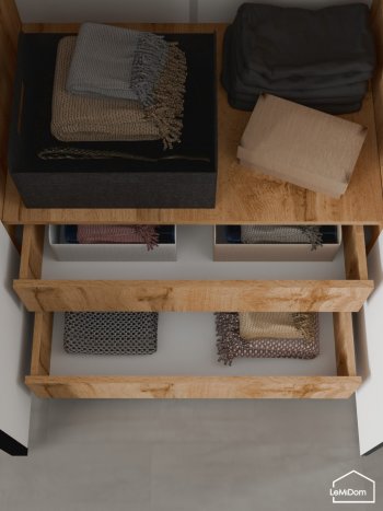 Шкаф с антресолью 1200 мм Linnea MHR-3A-2 2450х1200х510 (ДВ-М 11.1.25) в Екатеринбурге - mebel-e96.ru