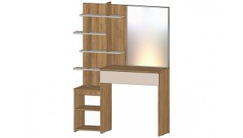 Стол туалетный Ленора вотан/Кашемир (Лин) в Екатеринбурге - mebel-e96.ru